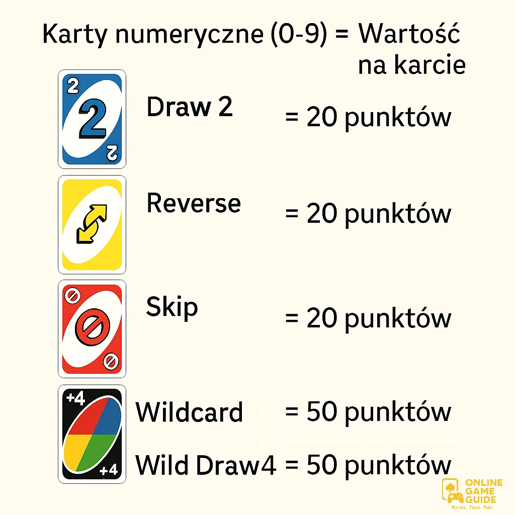 Punktacja w Uno